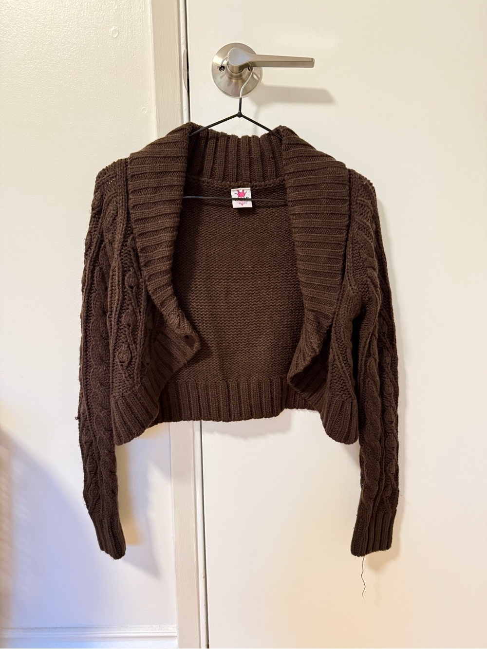 Vintage 2000s cropped knit cardigan